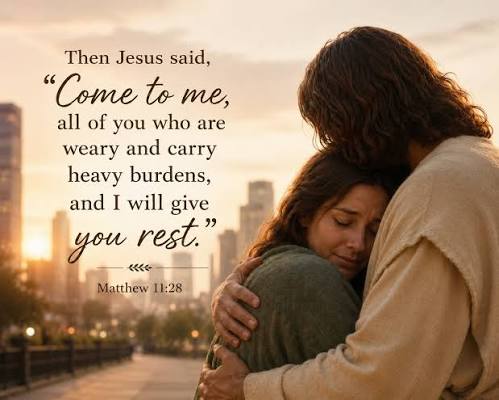 Matthew 11: Come to me all you who are burdened